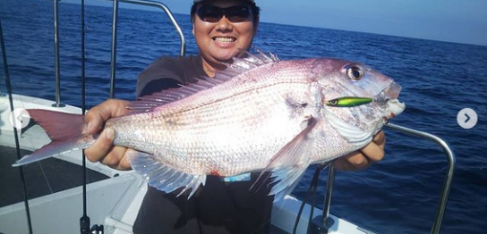 宮城釣り船オーシャンズラボの真鯛ジギング