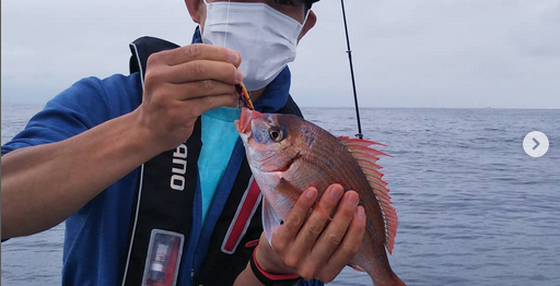 宮城釣り船オーシャンズラボの真鯛ジギング