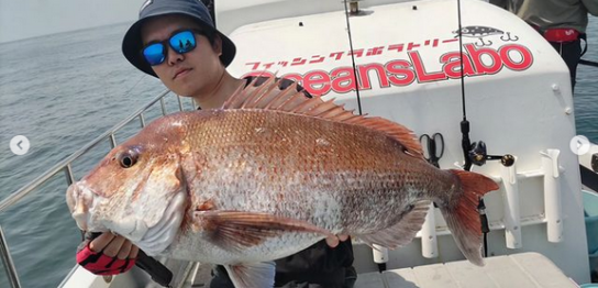 宮城釣り船オーシャンズラボの真鯛ジギング