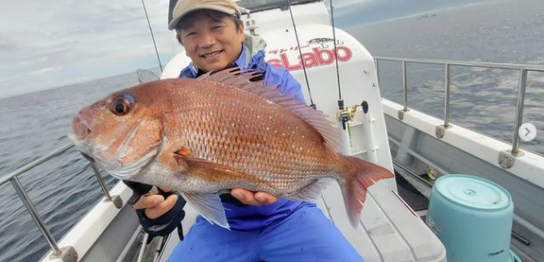 宮城釣り船オーシャンズラボの真鯛ジギング