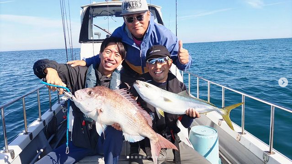 宮城釣り船オーシャンズラボの真鯛ジギング