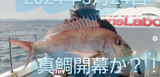 宮城釣り船オーシャンズラボの真鯛ジギング