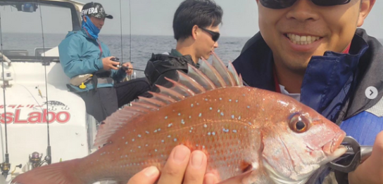 宮城釣り船オーシャンズラボの真鯛ジギング