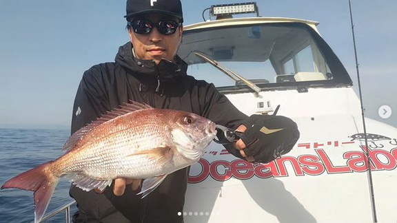 宮城釣り船オーシャンズラボの真鯛ジギング