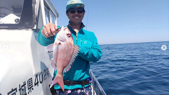 宮城釣り船オーシャンズラボの真鯛ジギング