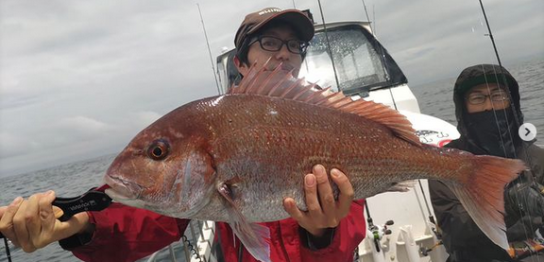 宮城釣り船オーシャンズラボの真鯛ジギング