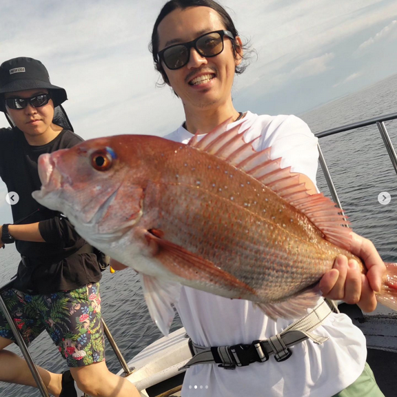 宮城釣り船オーシャンズラボの真鯛ジギング