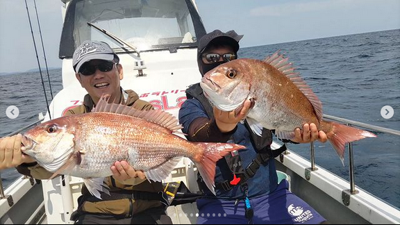 宮城釣り船オーシャンズラボの真鯛ジギング