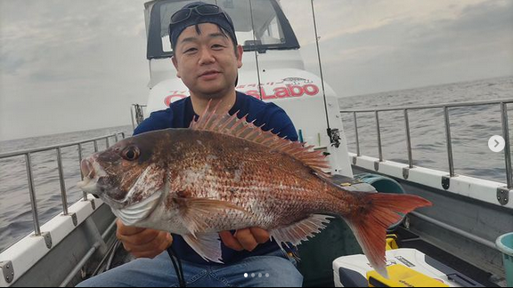 宮城釣り船オーシャンズラボの真鯛ジギング