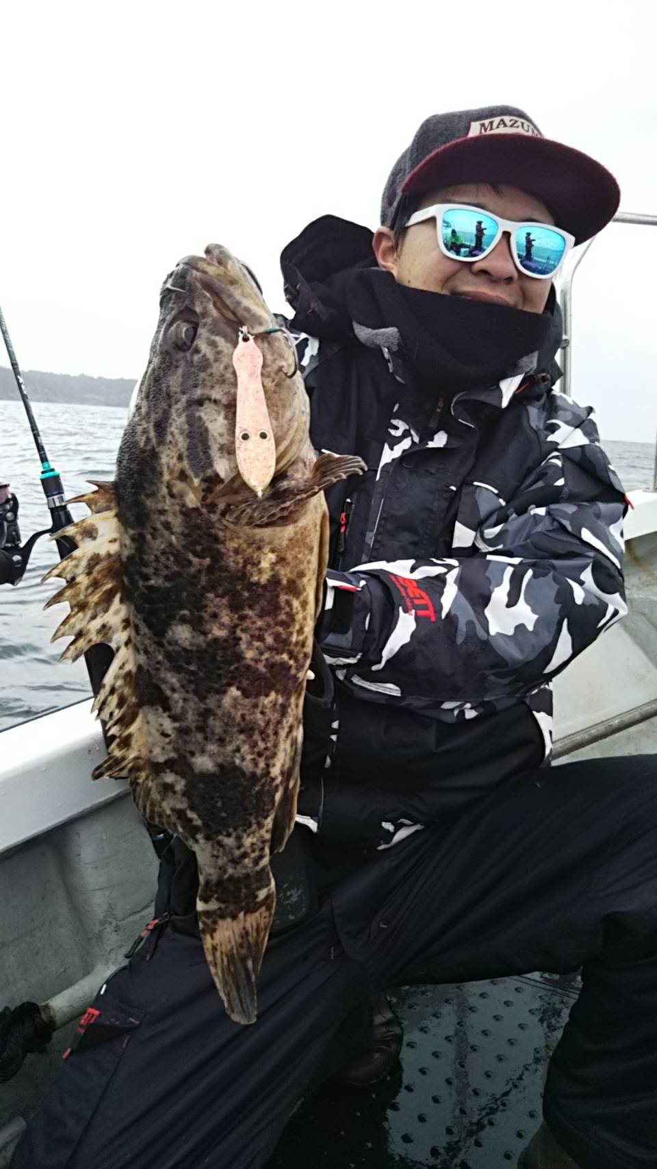 2019年の釣納めは石巻湾にてクロソイ3匹！鼈甲ソイ１匹！そのほか根魚20匹でした