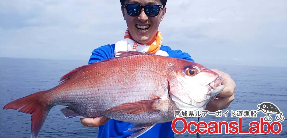 宮城県仙台湾の真鯛釣りで本命１枚を筆頭モンスターヒラメ様降臨？！