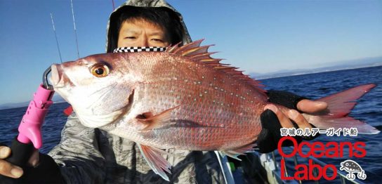 本日真鯛4枚！デカひらめも交じってまだ遊べます｜宮城の遊漁船オーシャンズラボ